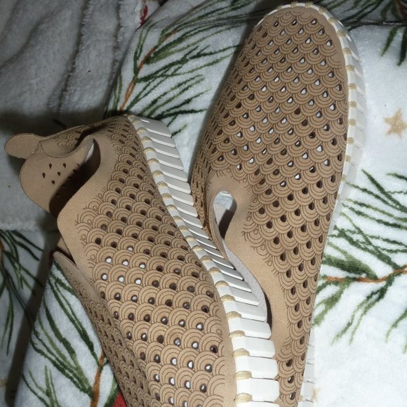 Sale- ILSE JACOBSEN Women's Tulip 139 Perforated Slip-on Flat sz 41Eu/ 11US - Picture 1 of 14